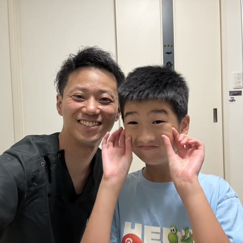 石原さんのお子さまと安井先生